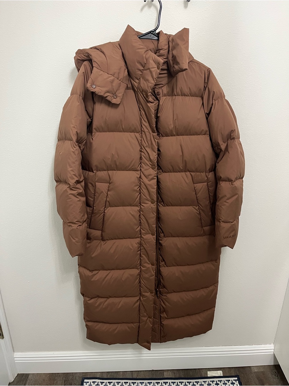 lululemon athletica Long Quilted Puffer Coat — Brown